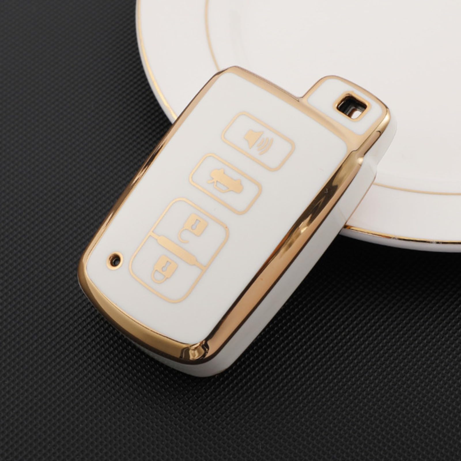 Funda para llave Toyota mando de 4 botones en TPU para gama Avalon y Camry 7