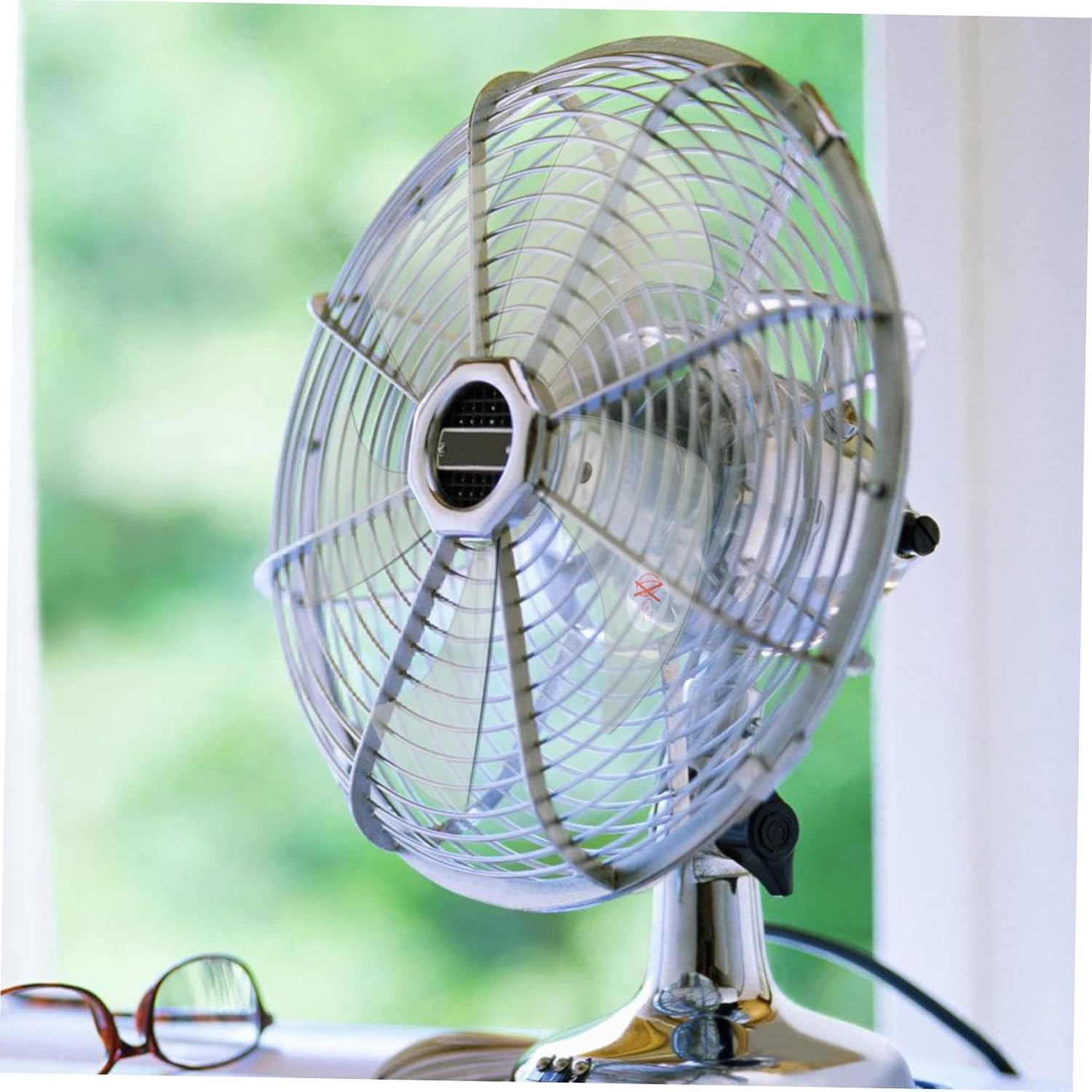 Zerodeko Replacement Fan in Plastic for Household Electric Fans 5 Leaves for Standing Pedestal Table Floor Fans