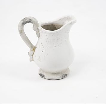 ZENTIQUE Med Min Order Qty 2 Pitcher, Distressed White