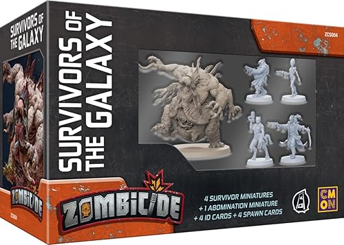 CMON Zombicide Invader Survivors of The Galaxy Box Set  Unite Races Alien para enfrentar la amenaza Xenos! Juego de estrategia cooperativa con
