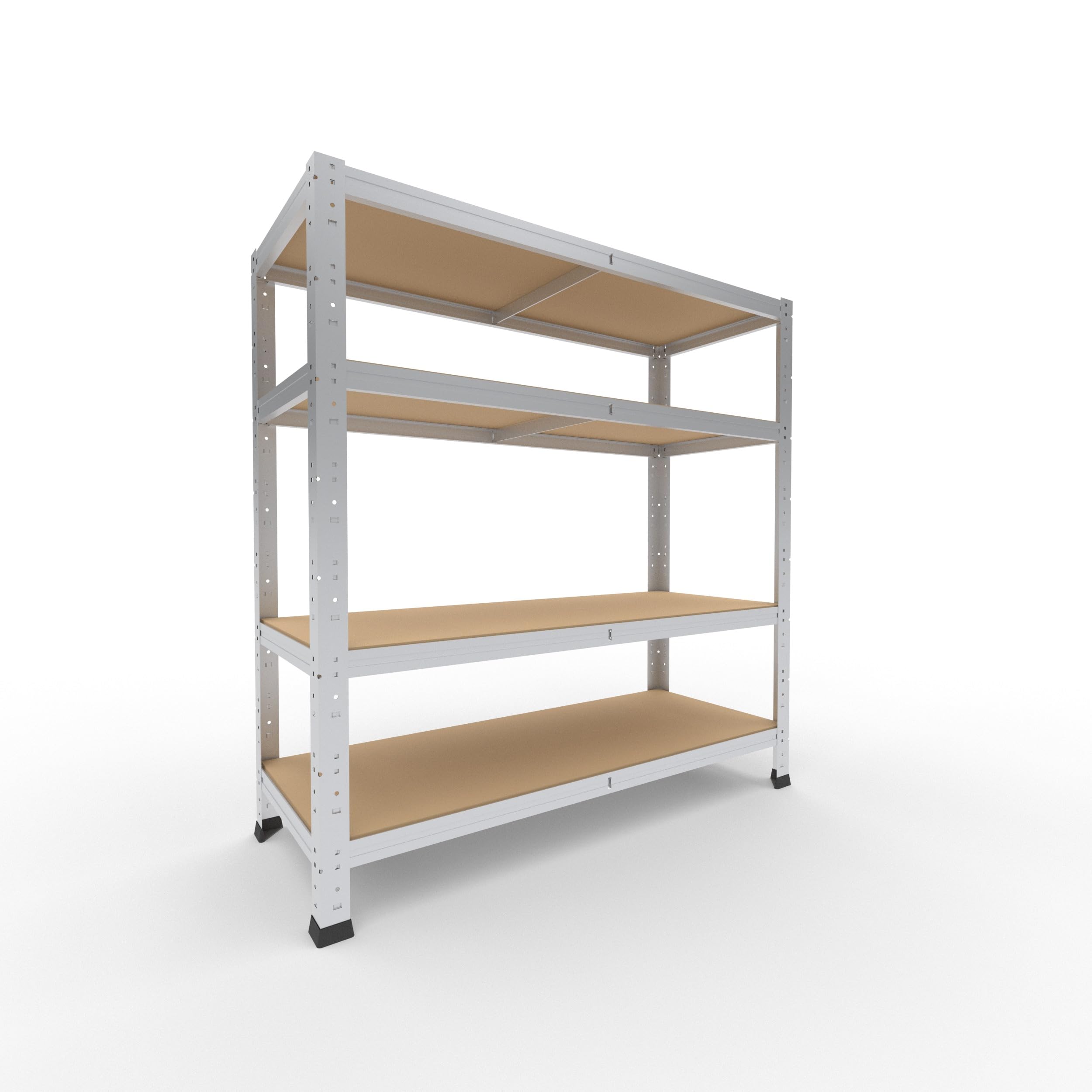 shelfplaza® 100x100x40cm Home Étagère Charge Lourde galvanisé/Etagere Metallique 4 Niveaux / 175kg capacité Charge/Etagere en Metal, étagères de Rangement & Etagere Rangement Garage Acier