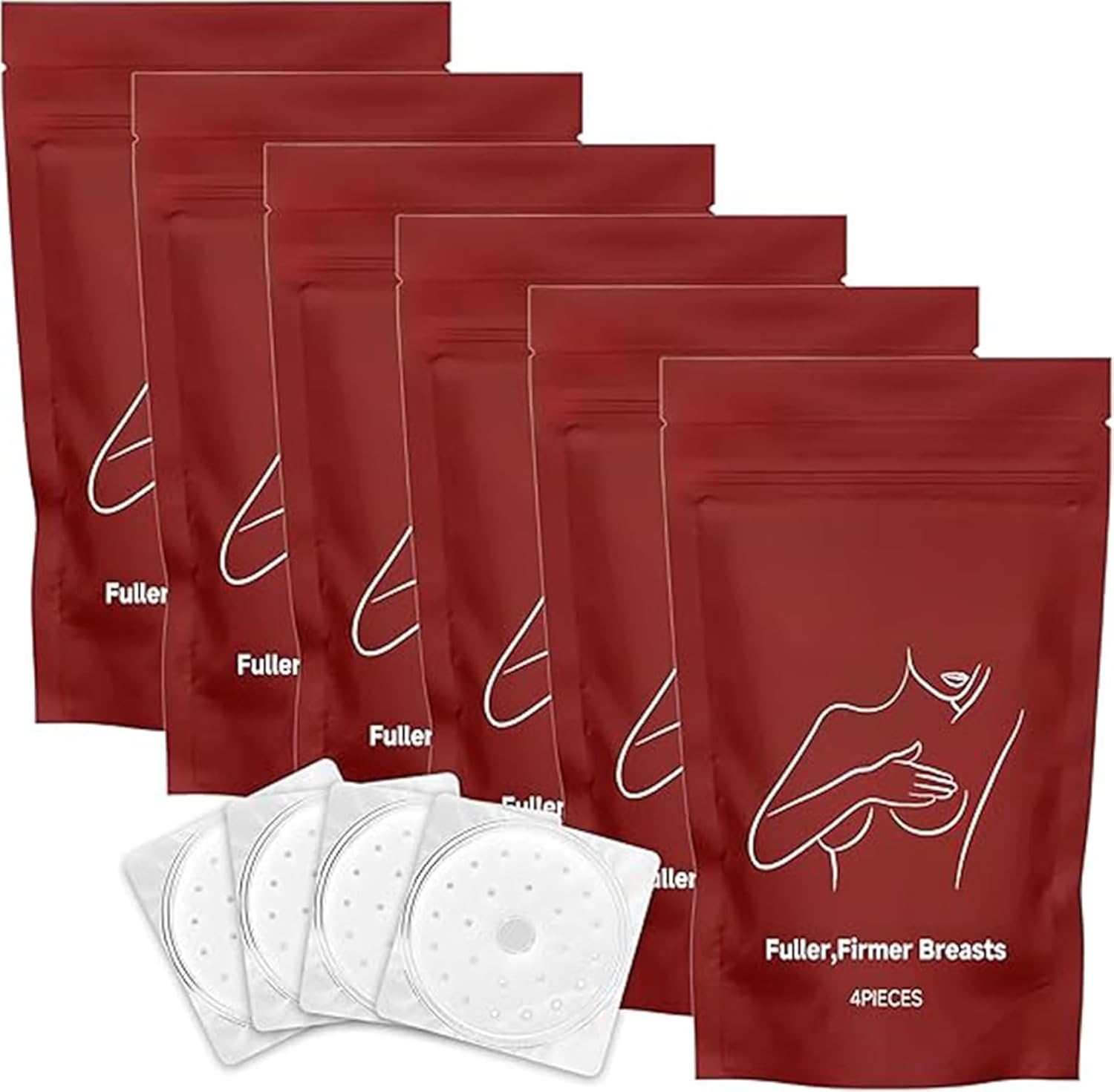New Breast Patches Natural Breast Enhancement Solution Designed Specifically for Women 40+, Natural Lift Support