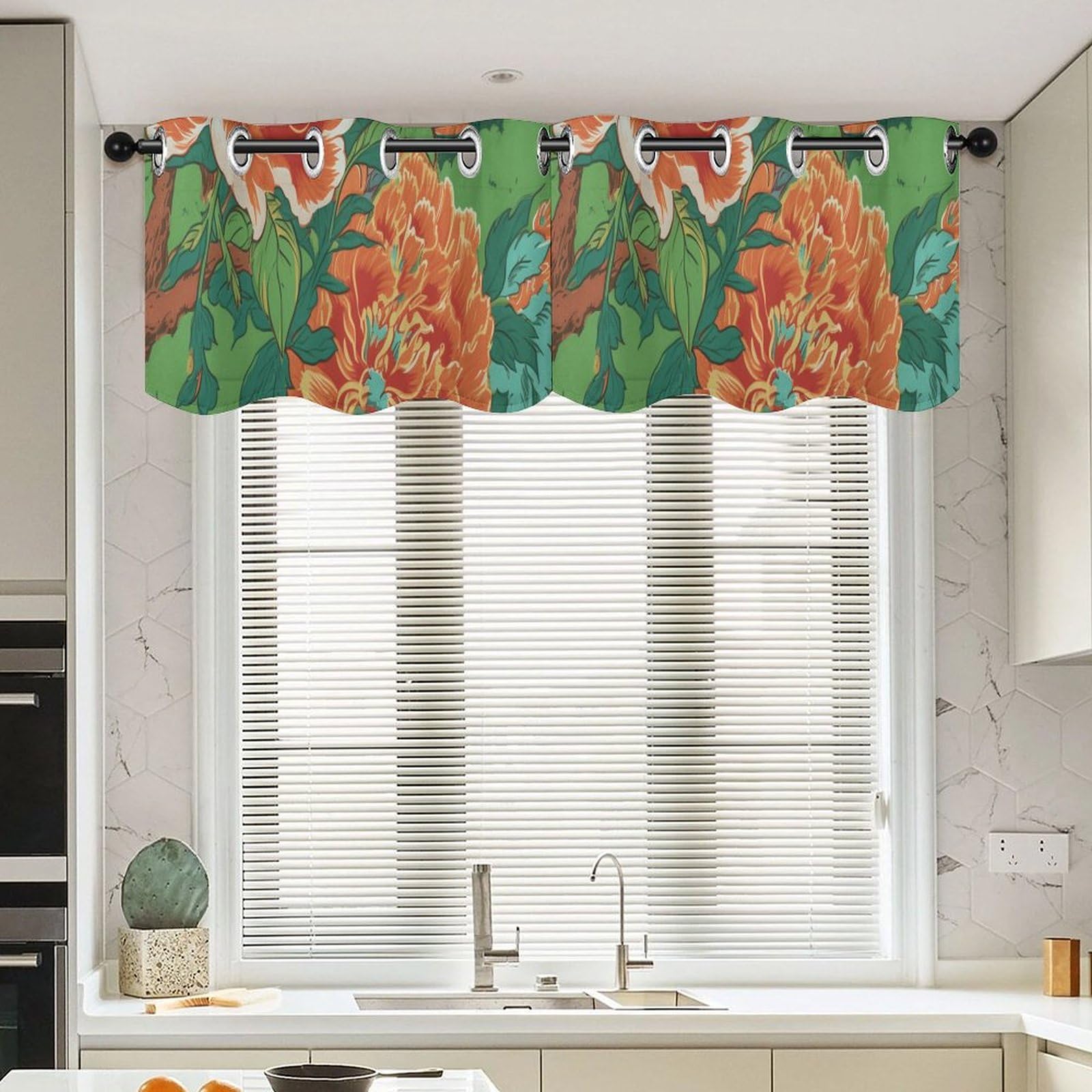 Cortinas elegantes verde esmeralda de caída impecable para ventanas de comedor