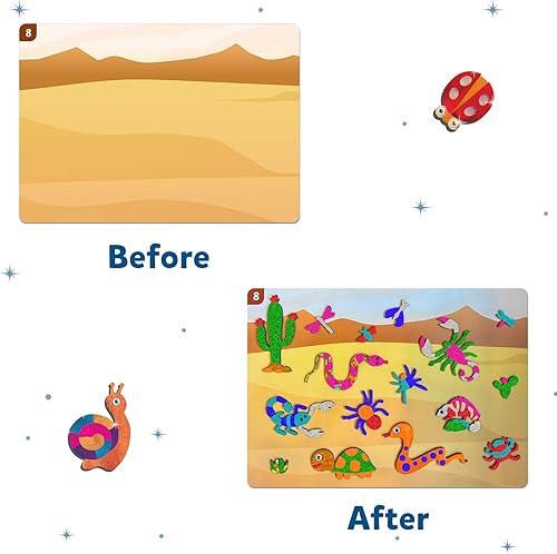 Miniatura 6 de Skillmatics Actividad de arte y manualidades insectos y mariposas divertidos, arte sin desorden para niños, kits y suministros de manualidades,