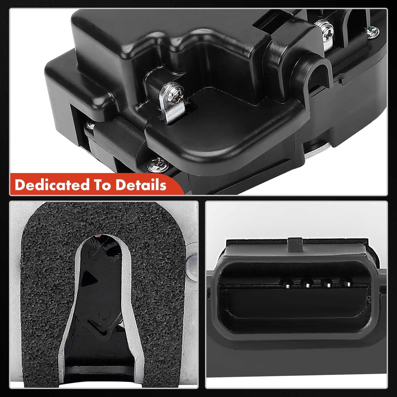 A-Premium Front Right Passenger Side Door Lock Actuator Compatible with Ford Flex 2013-2019 & Lincoln MKT 2013-2019, for Model with Passive Entry