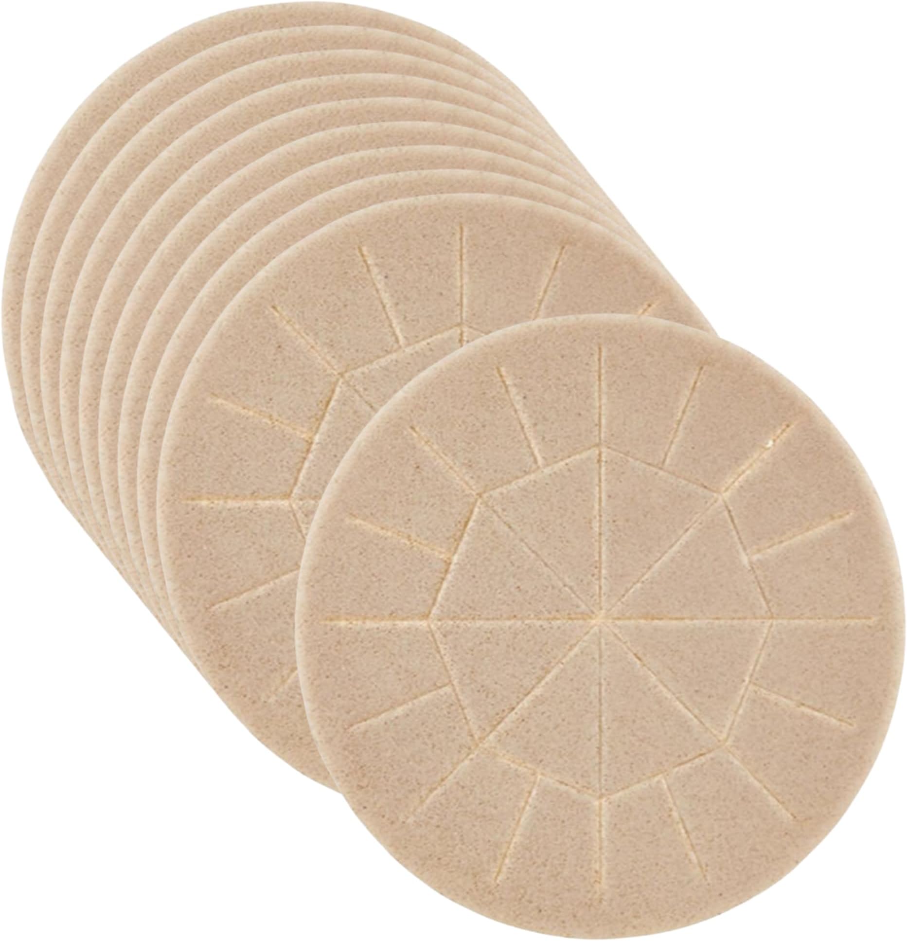 Needzo Wheat Communion Hosts, Altar Bread Wafers, Catholic Church Supplies, 5 ¾ Inch Diameter, 10 Per Case