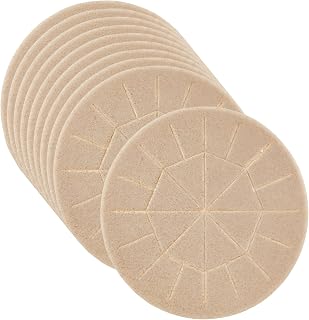 Needzo Wheat Communion Hosts, Altar Bread Wafers, Catholic Church Supplies, 5 ¾ Inch Diameter, 10 Per Case