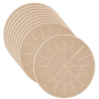 Needzo Wheat Communion Hosts, Altar Bread Wafers, Catholic Church Supplies, 5 34 Inch Diameter, 10 Per Case