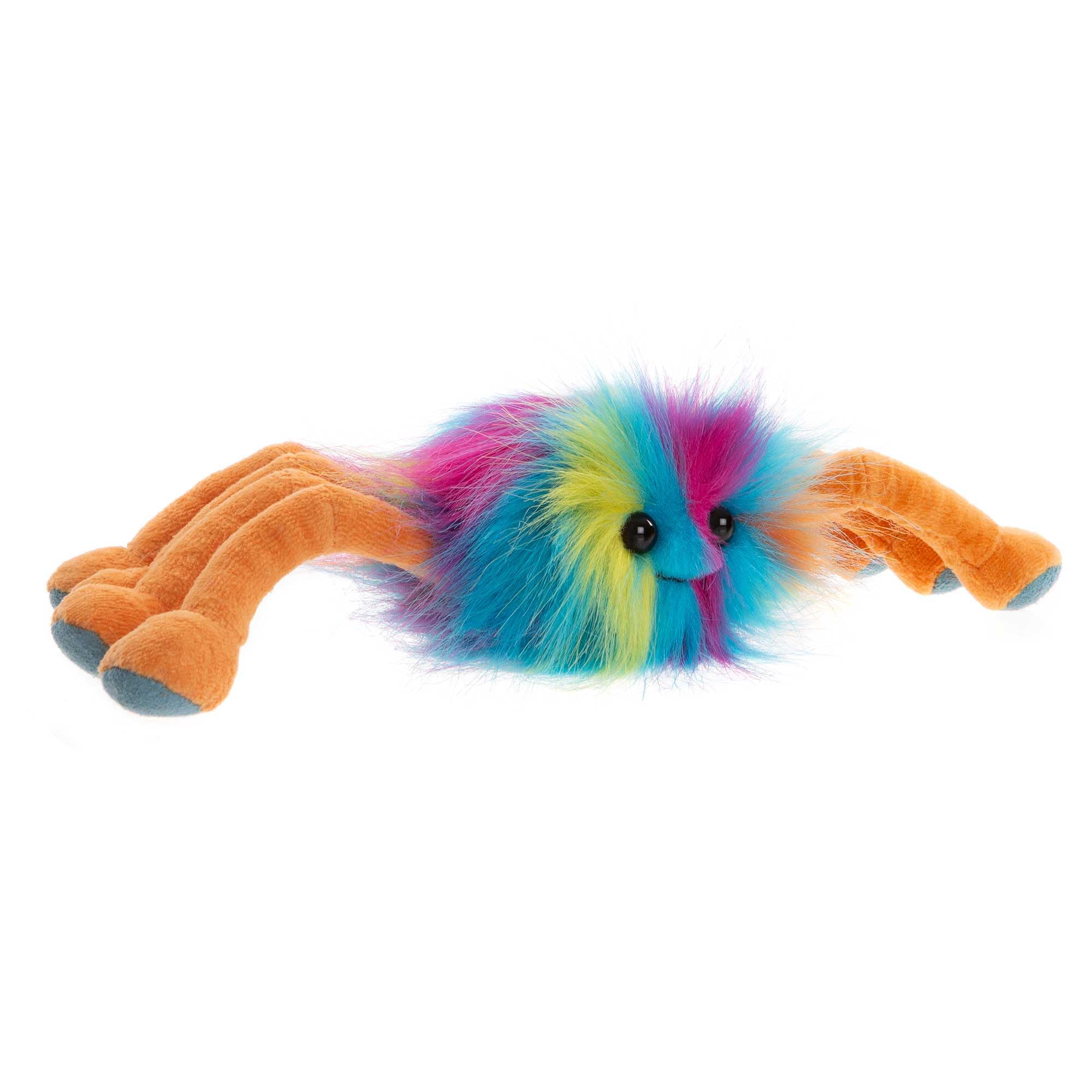 Charlie Bears Spinners | Multicoloured Plush Halloween Spider (Cecil (13cm)) — image 1