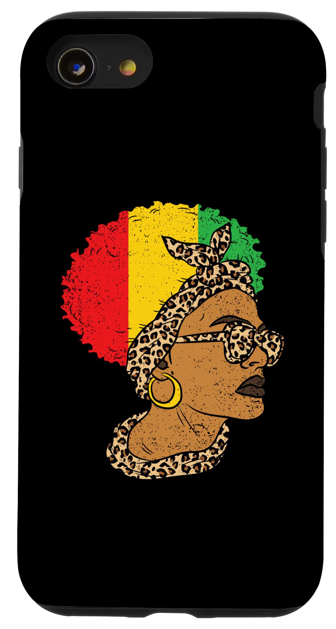 Amazon.co.jp: iPhone SE (2020) / 7 / 8 アフロ ブラック