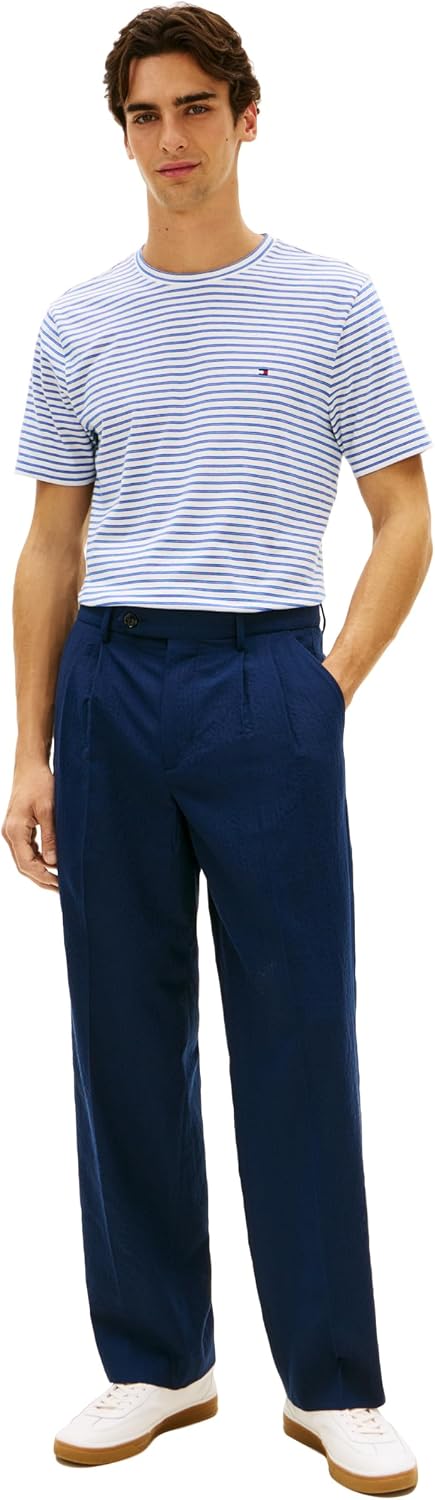 Tommy Hilfiger Men's Short Sleeve Cotton Crewneck T-Shirts in Regular Fit