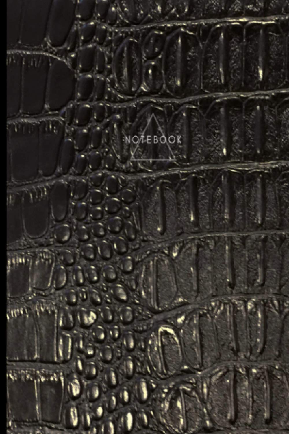 Notebook: Crocodile Print Notebook, Wide Ruled, 110 pages, 6x9inches