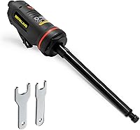 Vista 8 de BT 6323 - Amoladora neumática angular de 115 grados de 1/4 de pulgada, amoladora neumática de grado profesional con control de velocidad variable