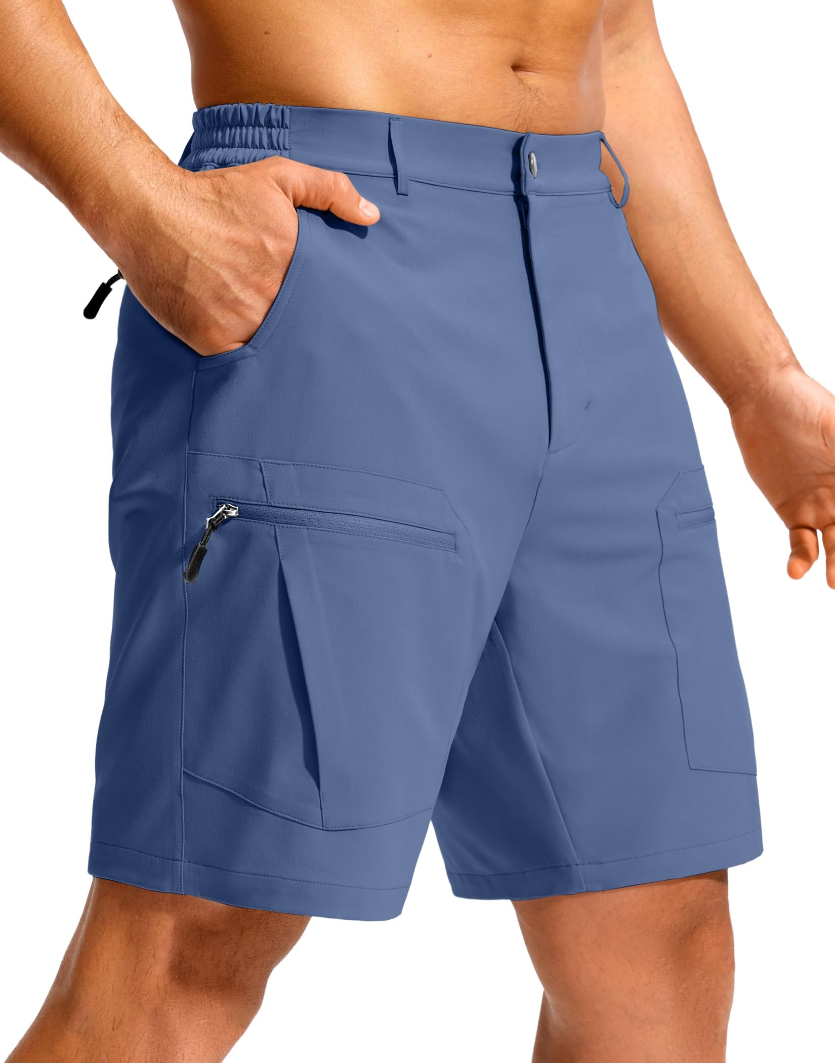 G Gradual Mens Hiking Cargo Shorts Lightweight Outdoor Short with 5 Pockets