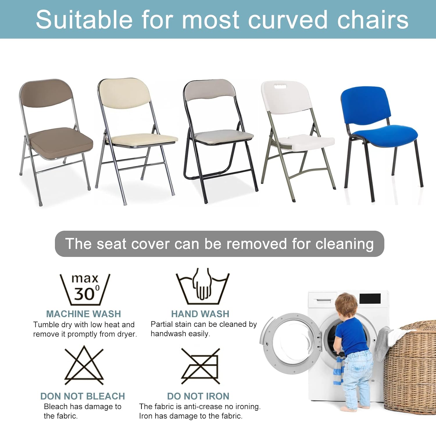 洗えるストレッチベルベットダイニングチェアカバー 2枚組 スリップカバー レセプション オフィス パーティー &amp; ホームデコ