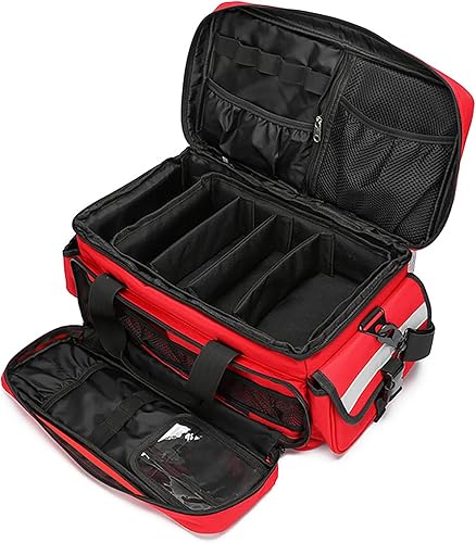 Miniatura 6 de Bolsa médica, bolsa de primeros auxilios, bolsa de primeros auxilios para traumas, organizador de bolsas médicas de emergencia, bolsa de trauma con