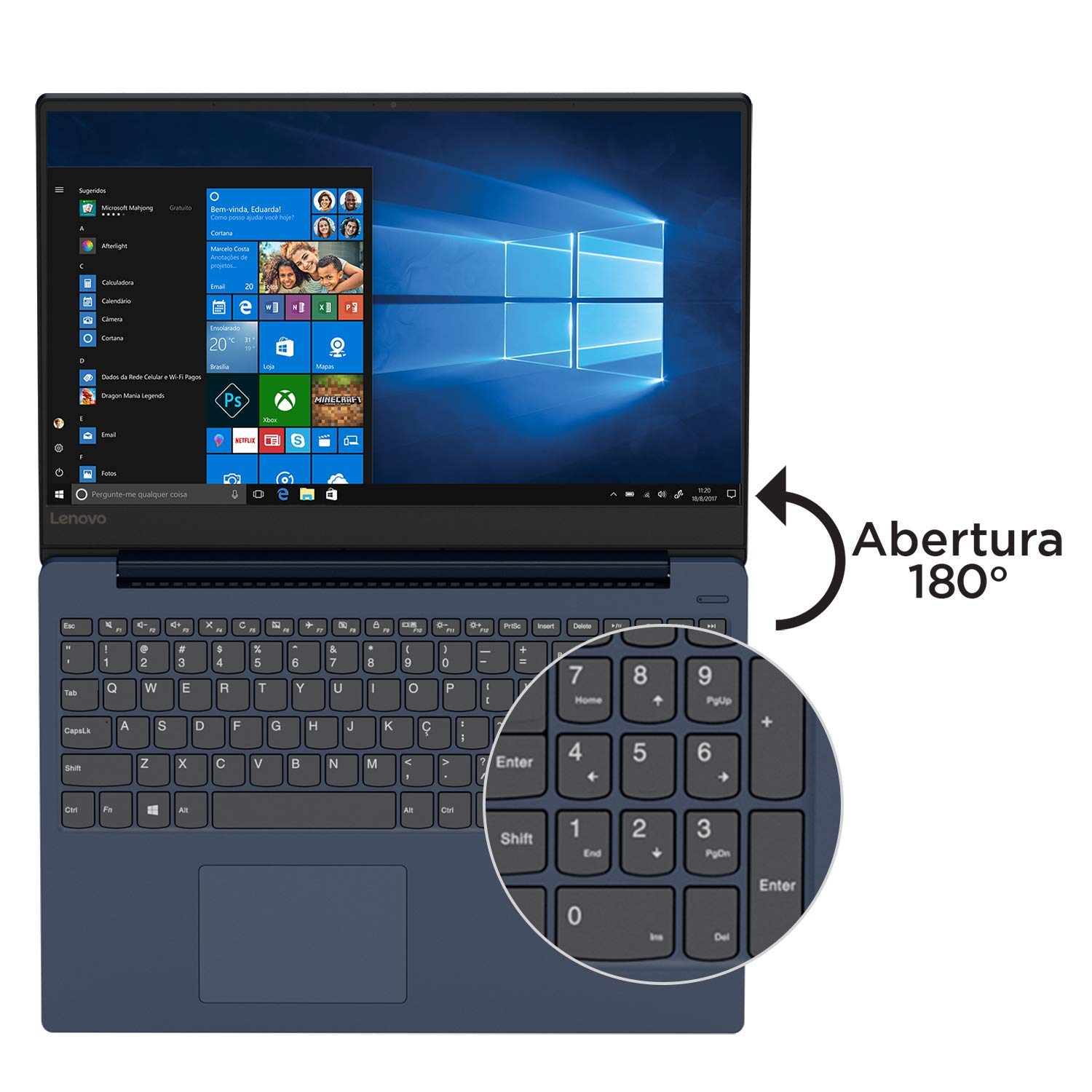 Notebook Lenovo Ideapad 330s, Intel Core i5 8250U, 8GB RAM, HD 1TB