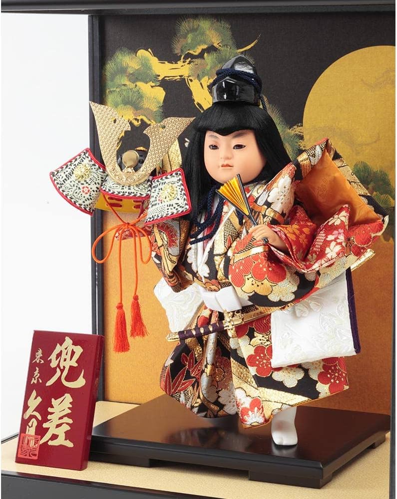 Amazon | 久月official 五月人形 武者人形ケース飾り 兜差 3G-M23-Z