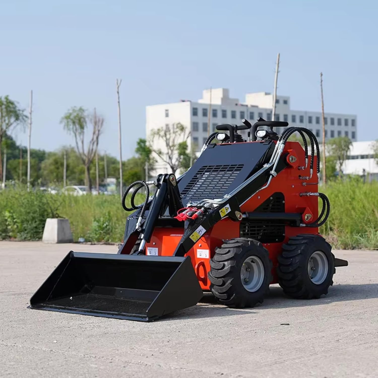 Skid Steer Loader with Quick-Tach System for Pavement Repair Debris Removal Barn Cleaning