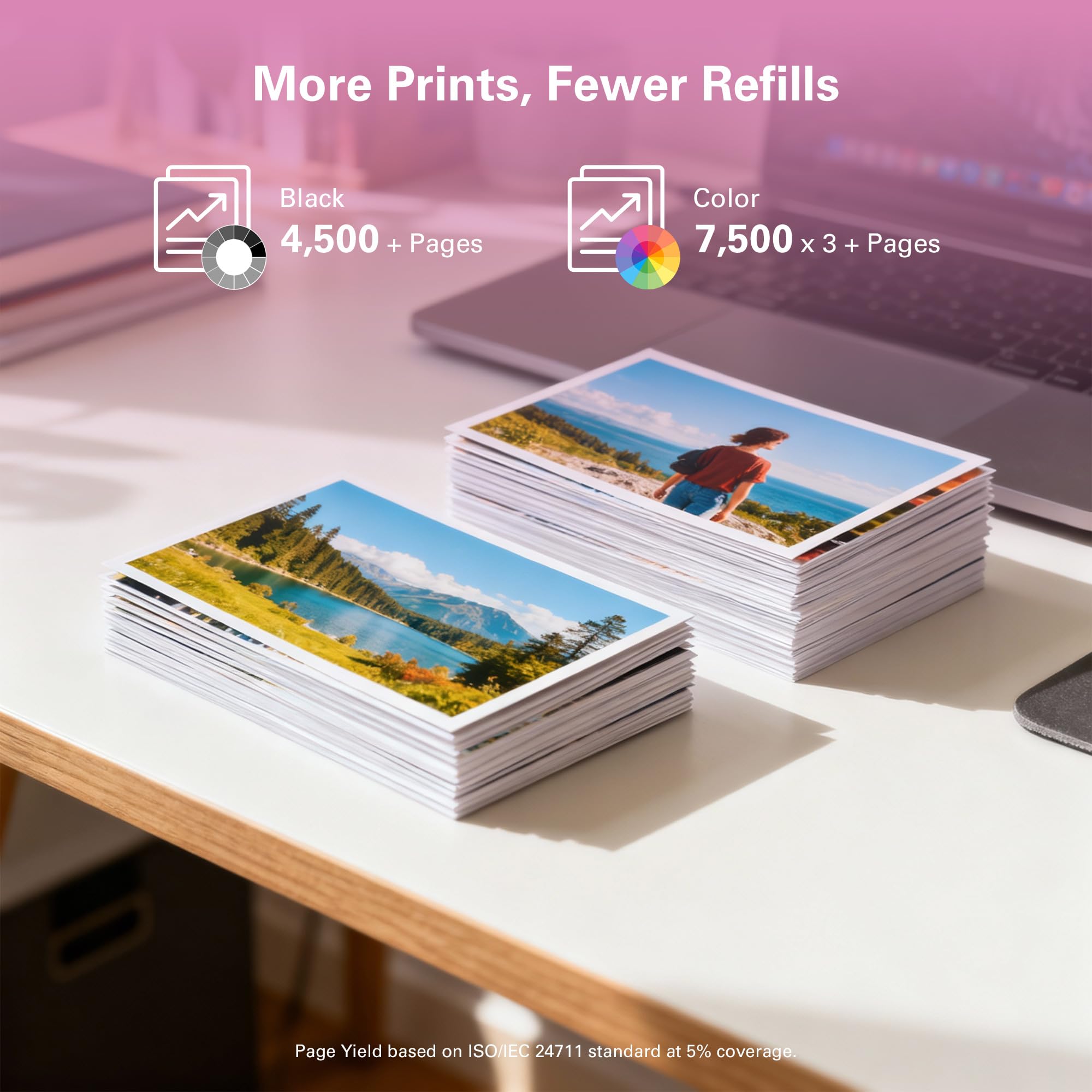 G&G Inchiostro Multipack Compatibile con Epson 102 104 per EcoTank ET-2850 ET-4800 ET-2720 ET-2712 ET-2714 ET-2715 ET-2720 ET-2721 ET-2726 ET-4700 (Inchiostro + carta fotografica)
