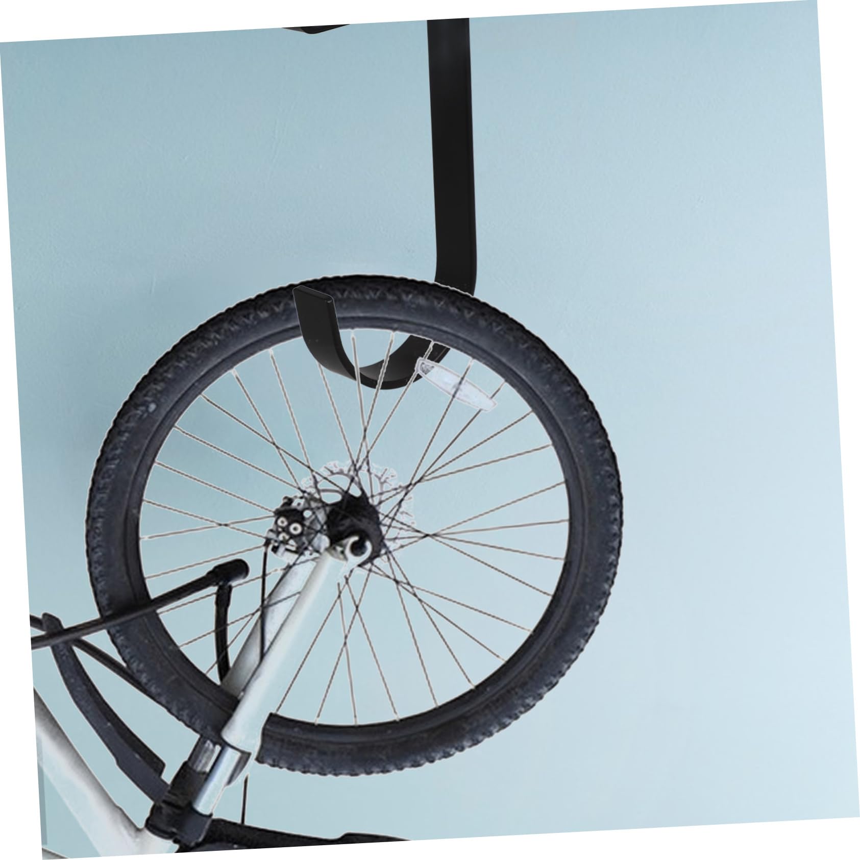 TOPBATHY Ganci Storage Add-on per Mensole Garage e Soffitto Nero 4 Pezzi