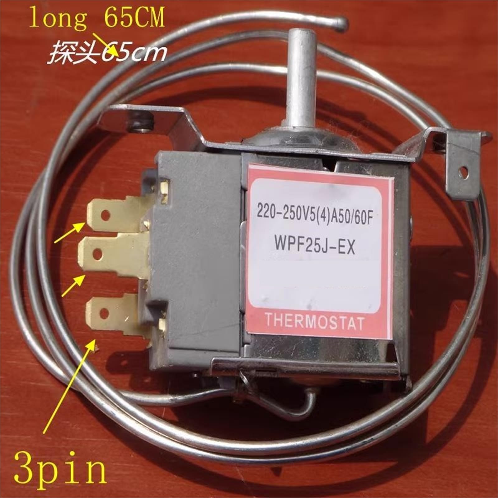 Refrigerator Accessories Thermostat WPF25J-EX 3PIN Thermostat Switch For Fridge