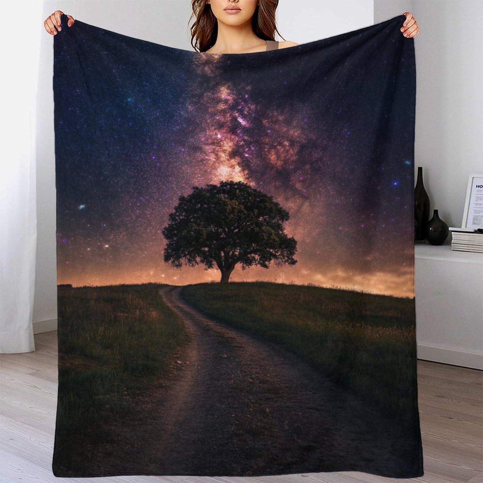 Couverture moelleuse 180x200 anti-froid légère pour chambre et bureau