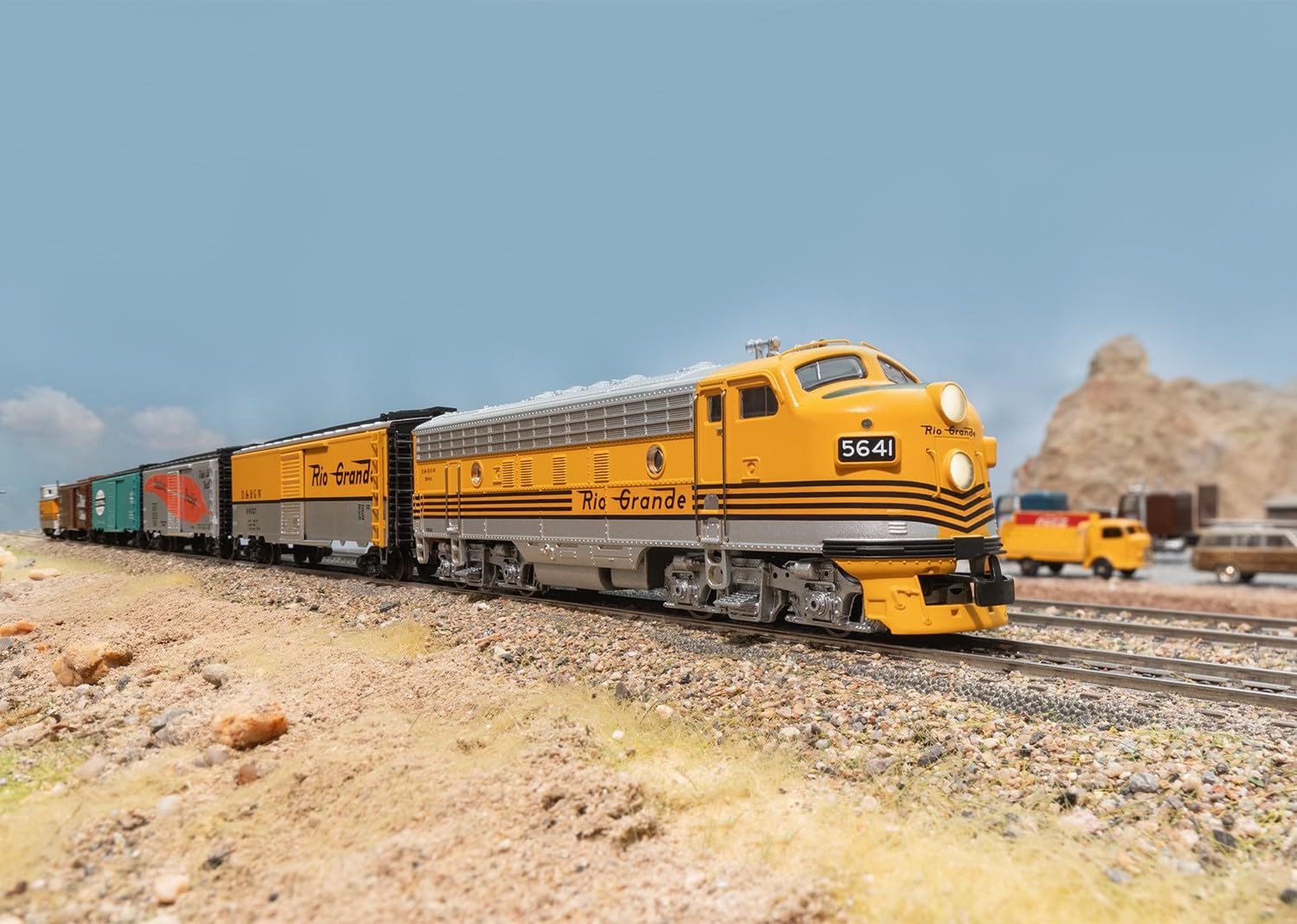 Märklin 30601 H0 Diesel ok F7 A-Unit Retro de D & RGW Rio Grande, MHI