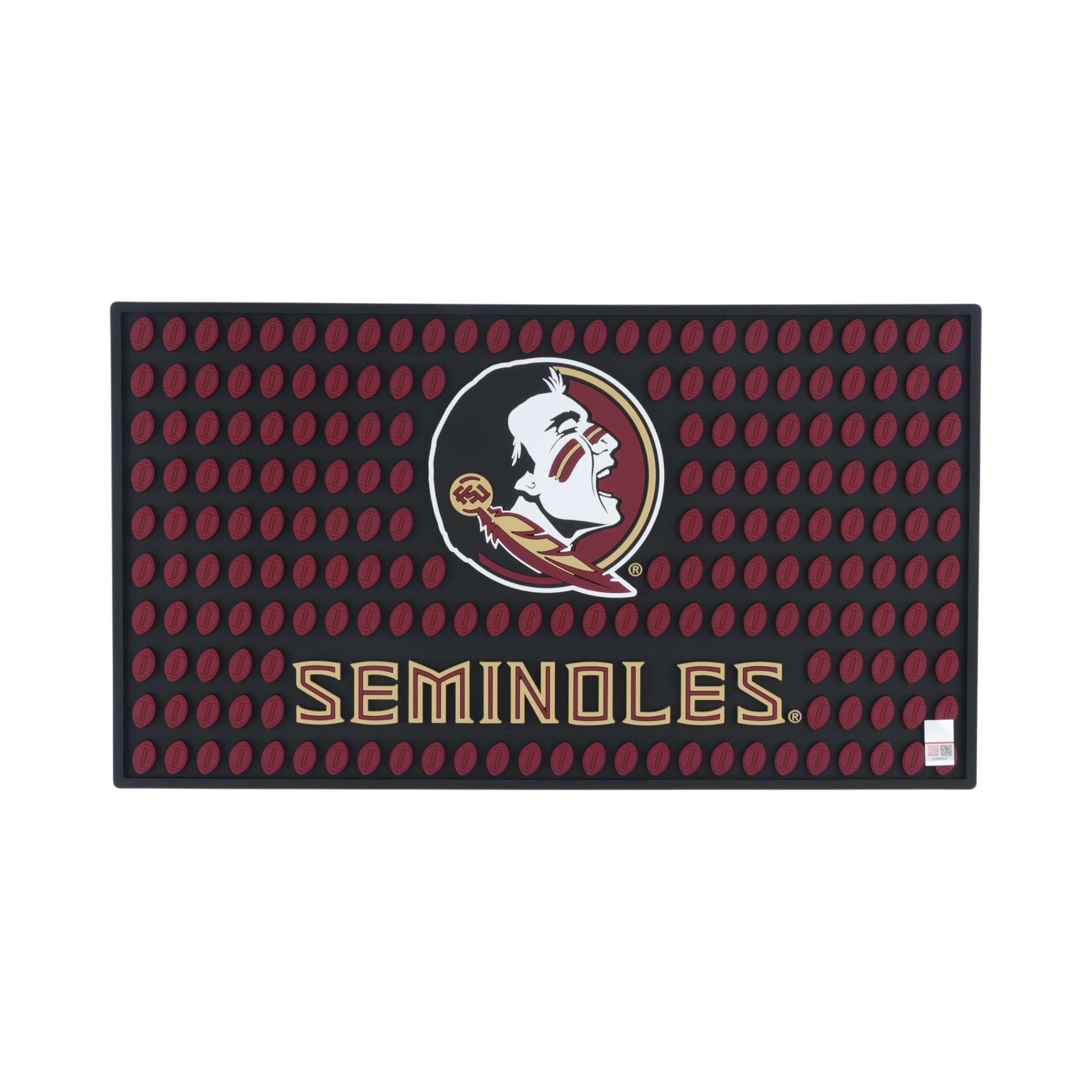 The Memory Company Team Logo Bar Mat Barware, Unisex, Negro