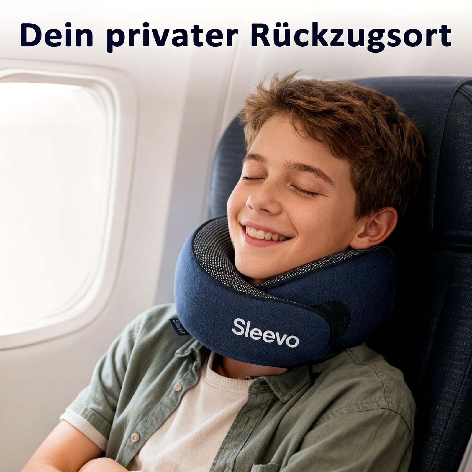 Cuscino cervicale per bambini, ergonomico, per bambini, per auto, aereo e viaggio, comodo, supporto e lavabile, cuscino da viaggio per ragazzi e ragazze