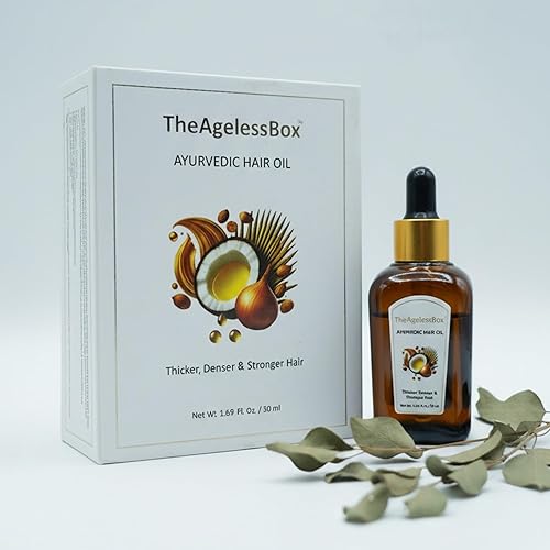 Miniatura 2 de Aceite ayurvédico para el cabello - Tratamiento para el crecimiento del cabello y el cuero cabelludo antienvejecimiento - Fortalece, espesa y nutre