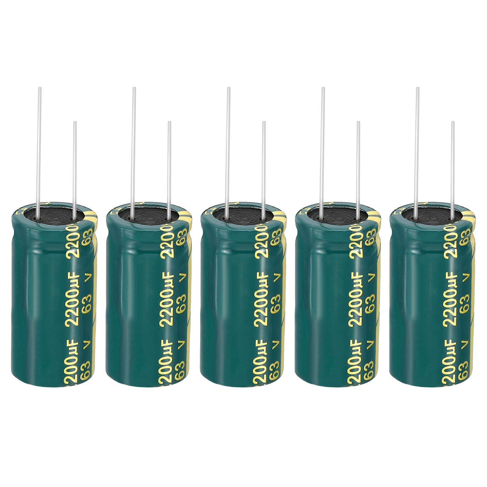 PATIKIL 63V 680uF Electrolytic Capacitors - 10Pcs, 13x25mm Aluminum, For Circuit Boards & Repairs