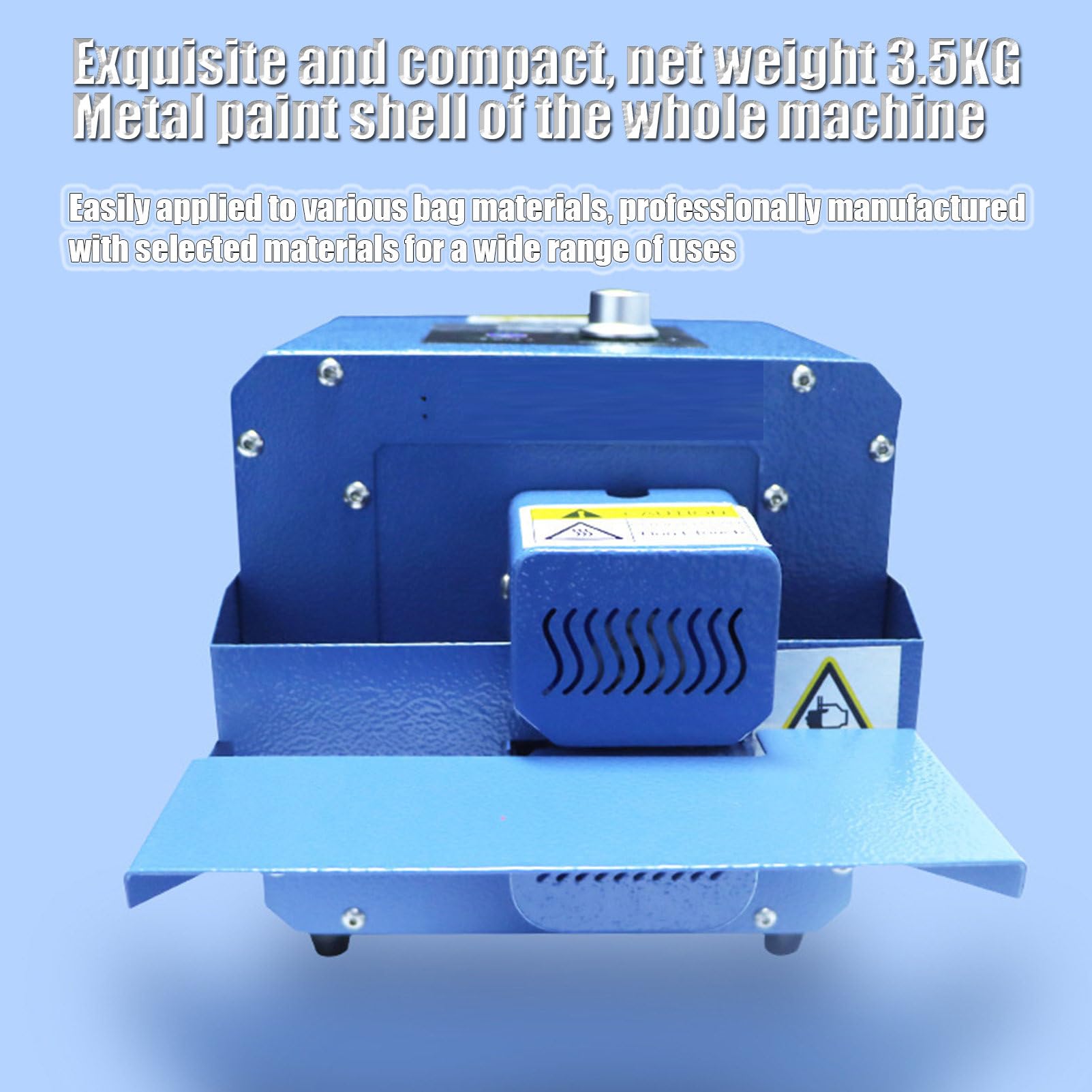 Macchina sigillatrice Automatica per Sacchetti in Rotolo, Ealing Machine, Macchina sigillatrice per Sacchetti in plastica con Riscaldamento a Temperatura costante da 300 W, Tempera