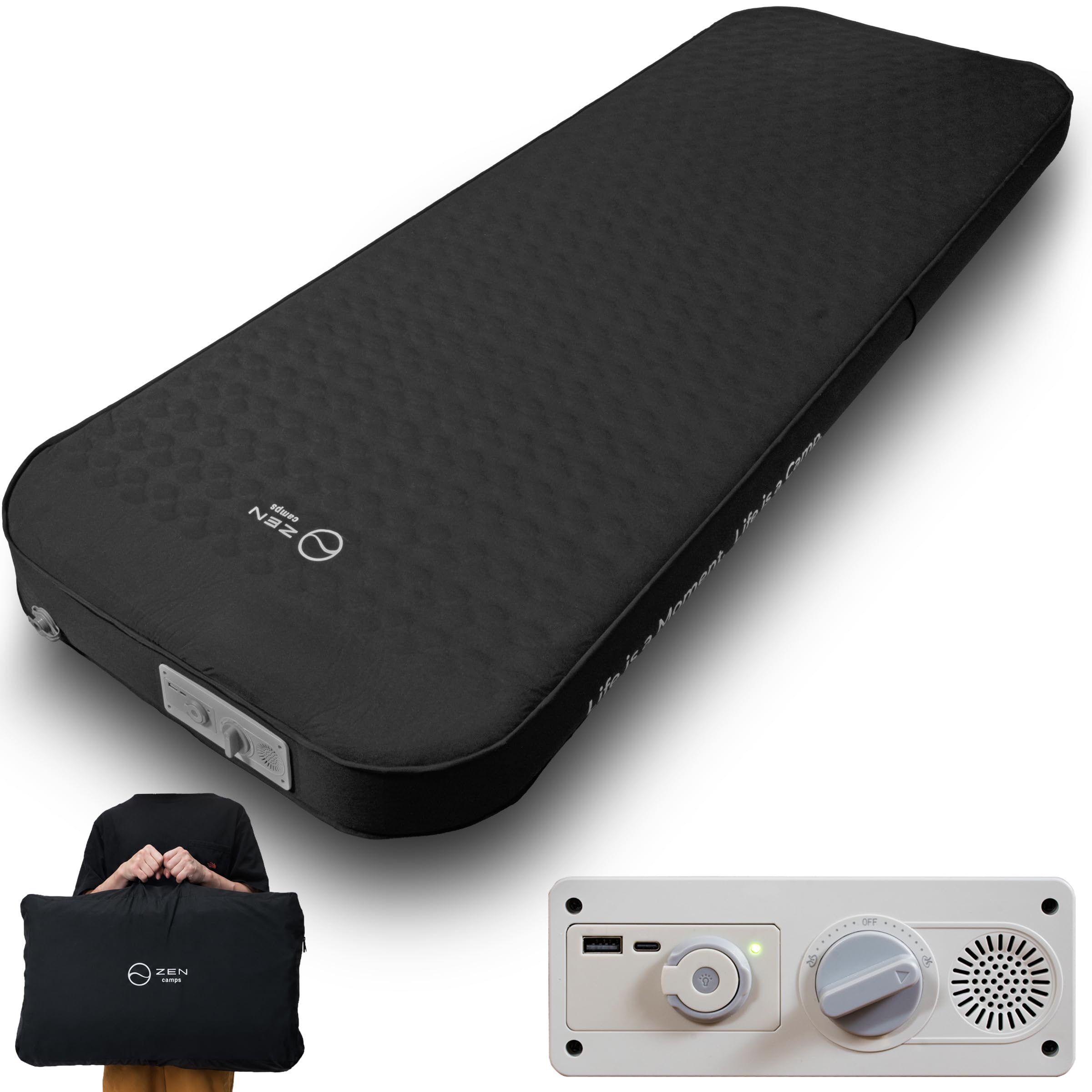 Amazon.co.jp: ZEN Camps Aero Base 電動インフレーターマット 自動