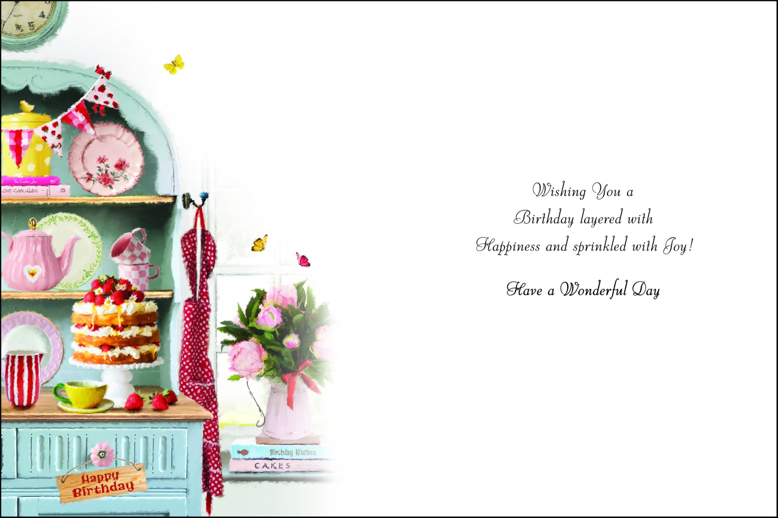 Jonny Javelin Female Age 50 50th Birthday Wishes Card - Gin Cocktails