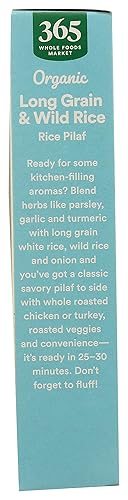 Miniatura 10 de 365 by Whole Foods Market, Pilaf orgánico de grano largo y arroz silvestre, 6 onzas