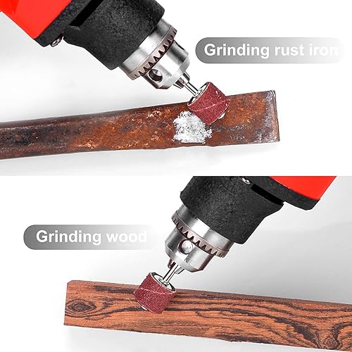 Miniatura 6 de 551 unidades de tambores de lijado para herramientas rotativas Dremel, bandas de lijadora para taladro, accesorios de carpintería