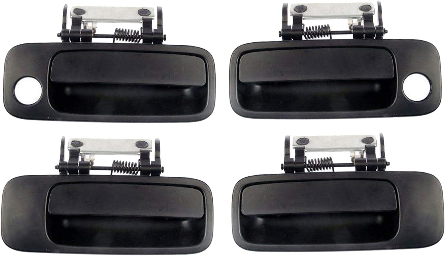 CF AdvanceCompatible with 00-04 Toyota Avalon Front Rear Left Right Outside Door Handle Set of 4PCS Non Painted Black 2000 2001 2002 2003 2004