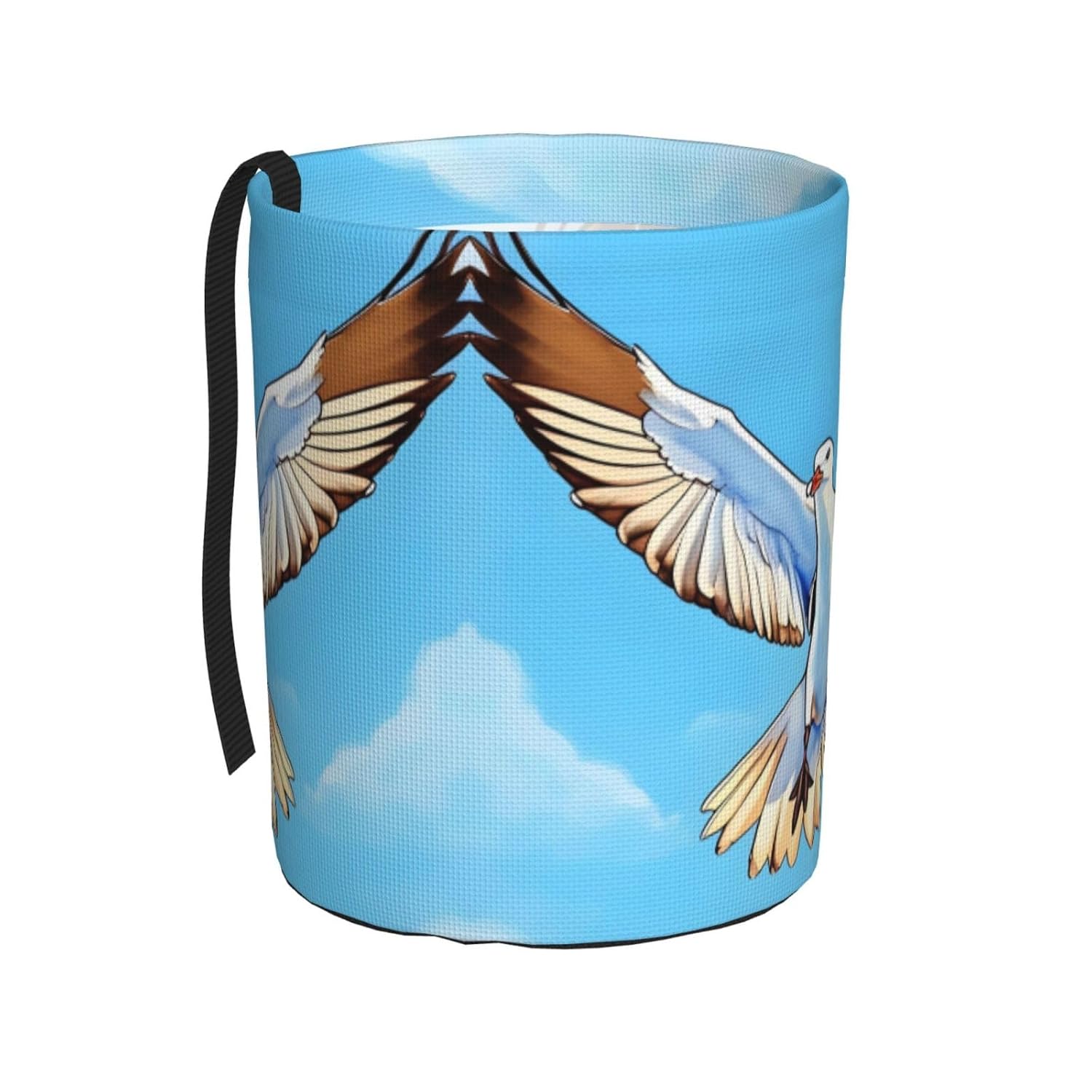Seagulls in Flight Hanging car Trash can, Foldable car Trash can, car Storage Box Accessories, Suitable for Travel SUV Truck Sedan