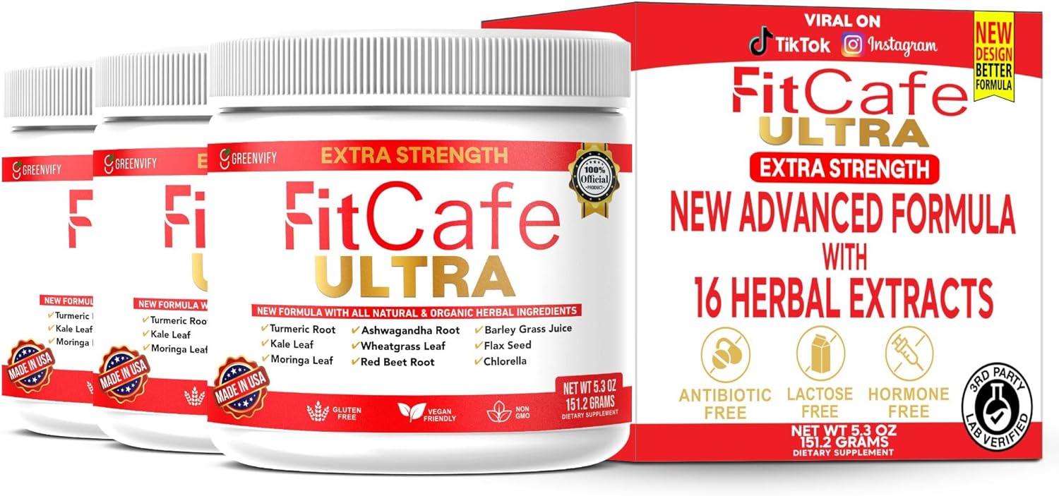 FitCare Ultra Extra Strength Organic Herbal Supplement with Turmeric, Ashwagandha, Moringa (3)