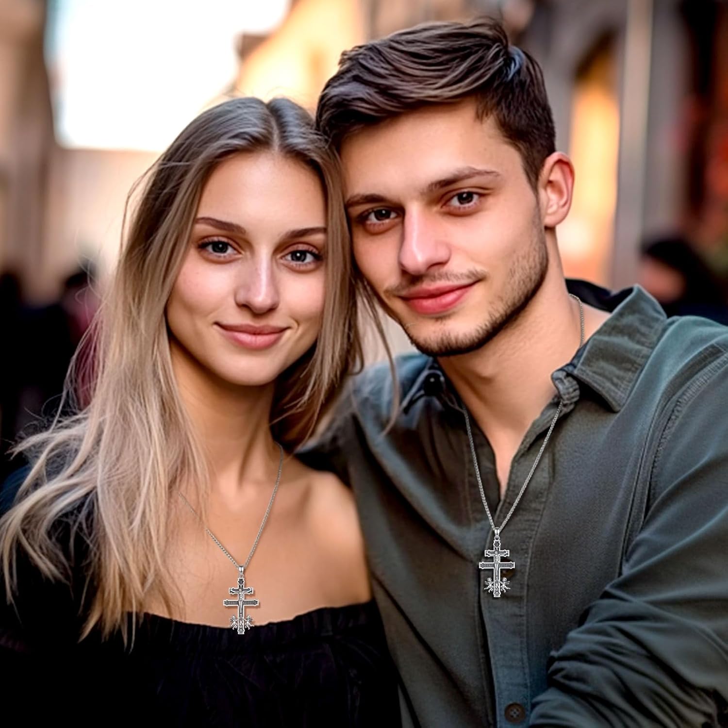 Vito 925 Sterling Silver Saint and Archangels Necklaces for Women Men, St Christopherl/Crucifix/Caravaca/St Jude/Virgin Mary/St Benedict Pendant Patron Saint Amulet Medal Religion Jewelry Gift, 24" - Image 7