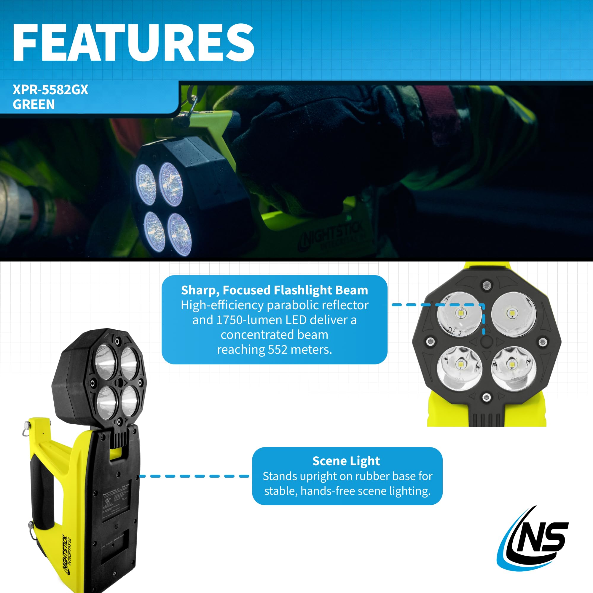 Amazon.com: Nightstick XPR-5582GX INTEGRITAS 82 Intrinsically Safe