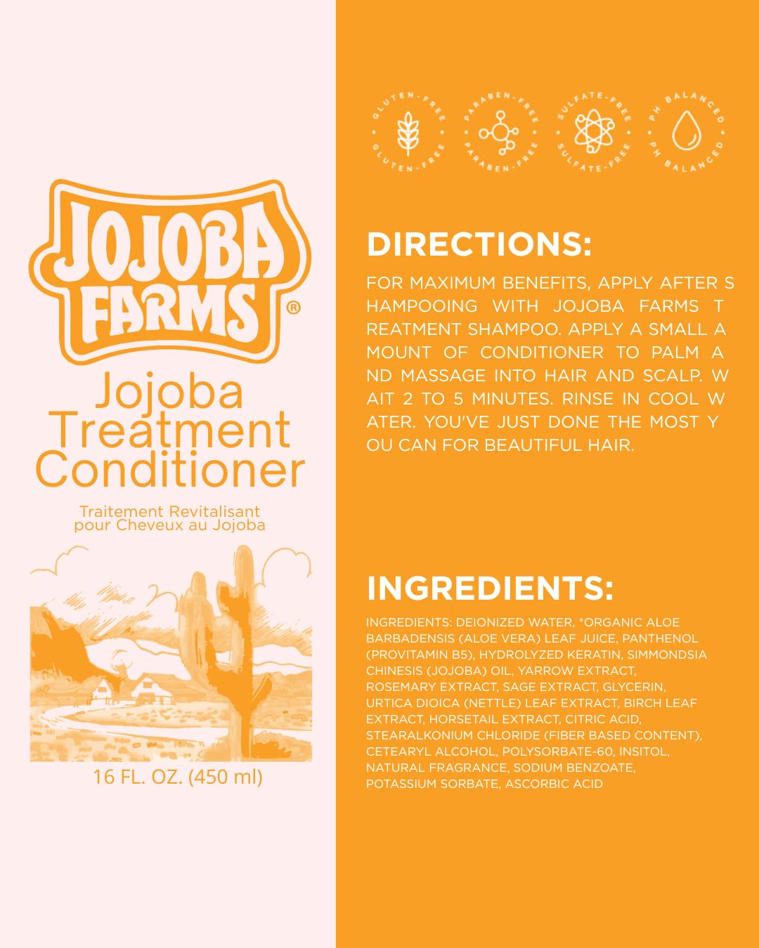 Jojoba Farms Treatment Shampoo and Conditioner Bundle