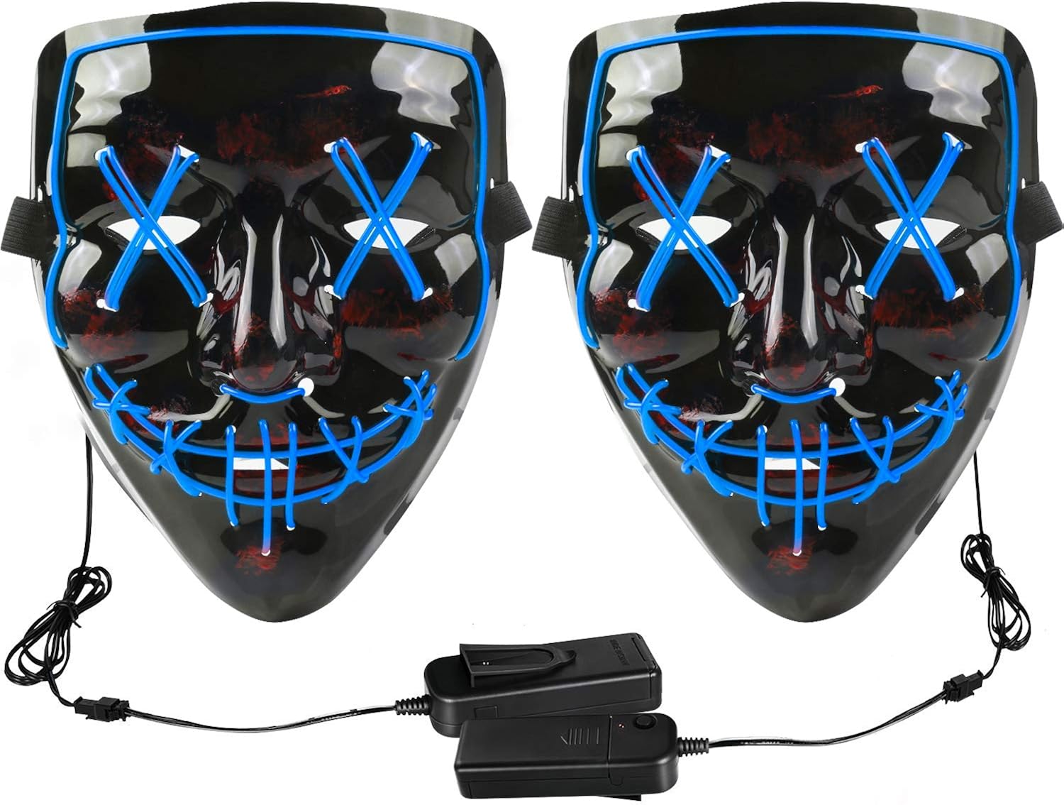 Wtong Scary Halloween Mask Blue Medium Amazon.co.uk