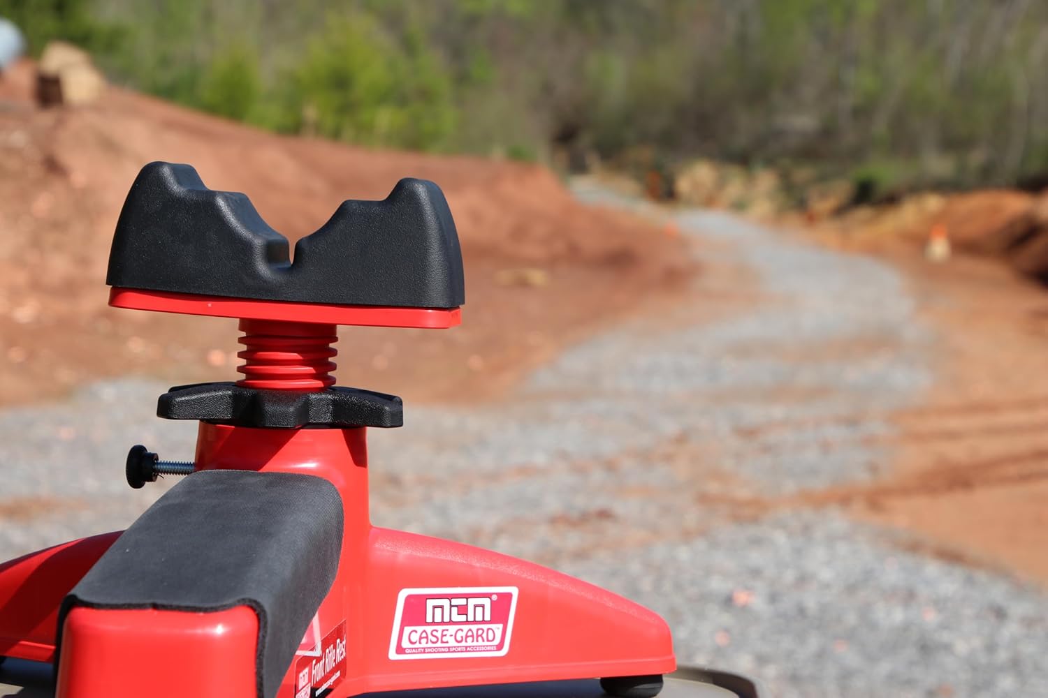 MTM FRR-30 Front Rifle Rest Ideal Shooting Rest for Rifle Shotgun Handgun, USA Made, Red