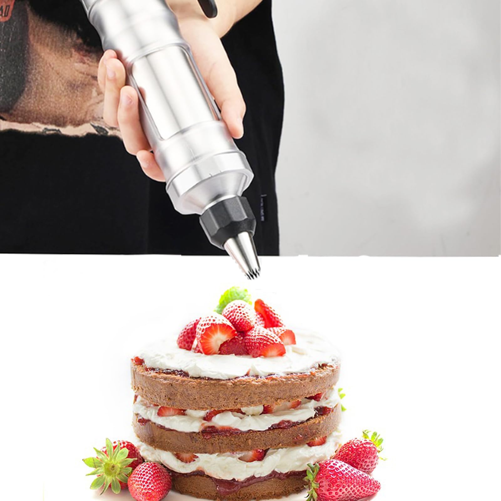 Ensemble de 34 pièces Douille Patisserie Seringue Alimentaire Ustensiles P pâtisserie Poche a douille patisserie patisserie accessoire pour Biscuits Cuisine Boulangerie Dessert