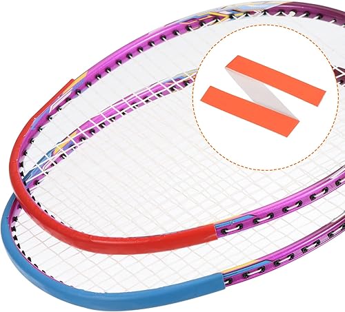 Miniatura 5 de PATIKIL Badminton Racket Head Protector Sticker, PU Tennis Racquet Guard Tape Racket Frame Stickers Thickened Wear-Resistant