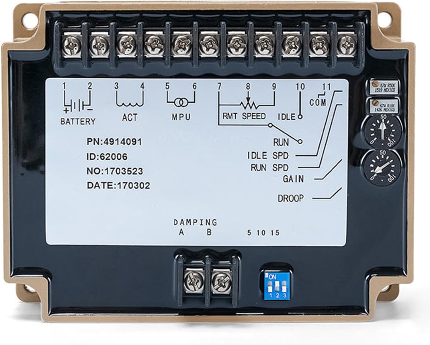 Speed Controller EFC 4914091 Fits for Generator Cummins Governor Speed Control Unit