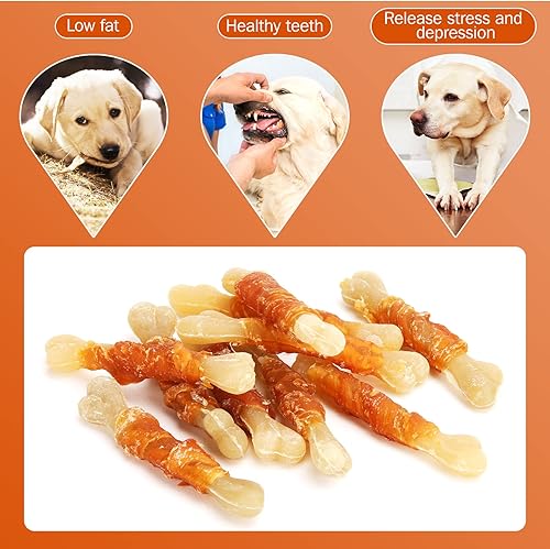 Miniatura 4 de UrbanX HealthyBones - Alimentos saludables sin cuero crudo para Cavalier King Charles Spaniel y otros perros de compañía pequeños, alimentos
