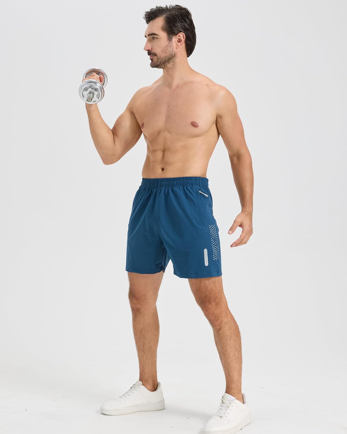 Men's Athletic Shorts Quick Dry Workout Shorts 7"/ 5"/ 9" Lightweight Hiking Linerless - Image 7